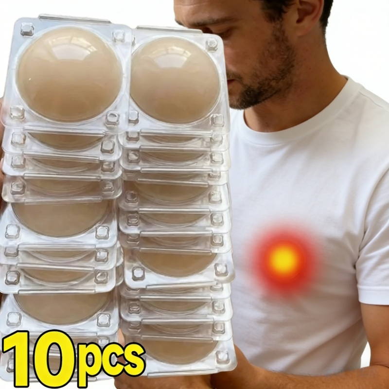 Strapless Bra Adhesive - 2/10 шт. Мужские невидимые силиконовые накладки