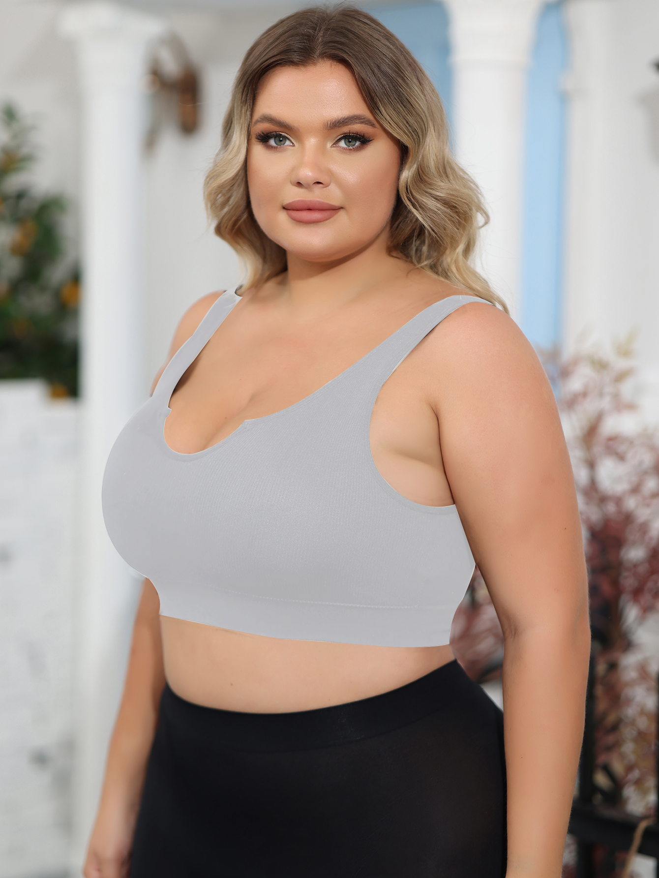 Underwire Bra Padded - Женский нижний бюстгальтер больших размеров удобный,