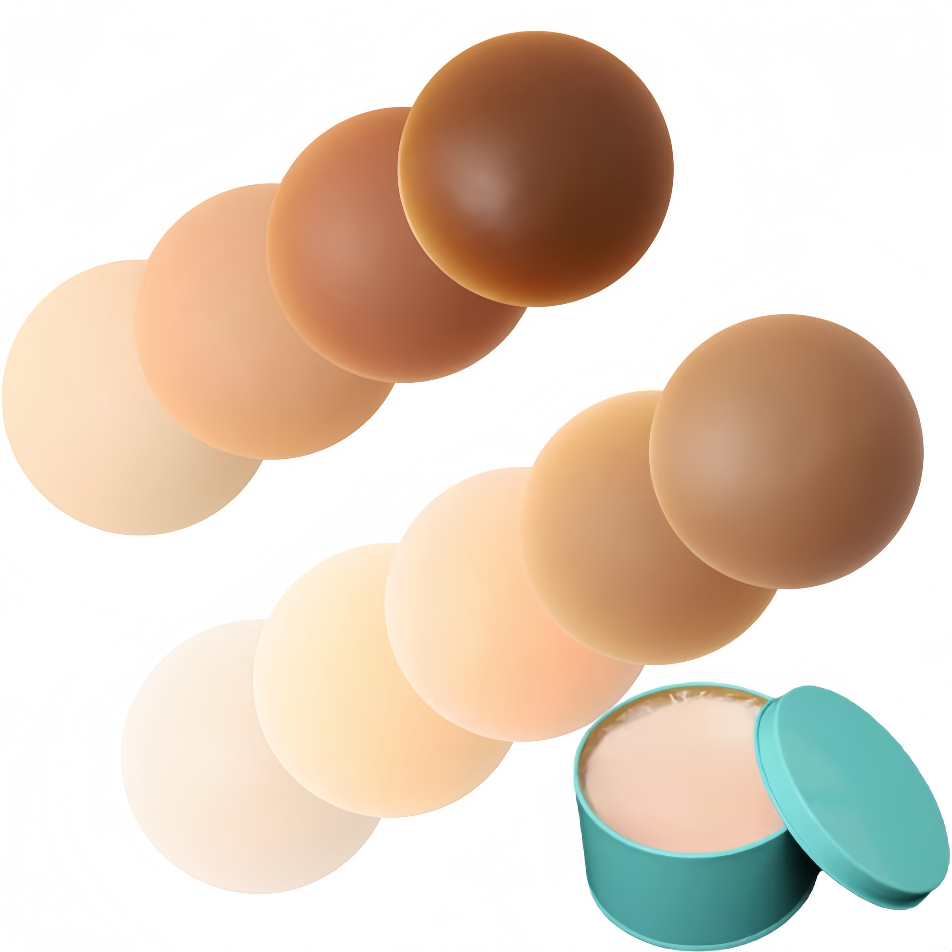 Strapless Bra Adhesive - Многоразовый силиконовый клейкий чехол для сосков,