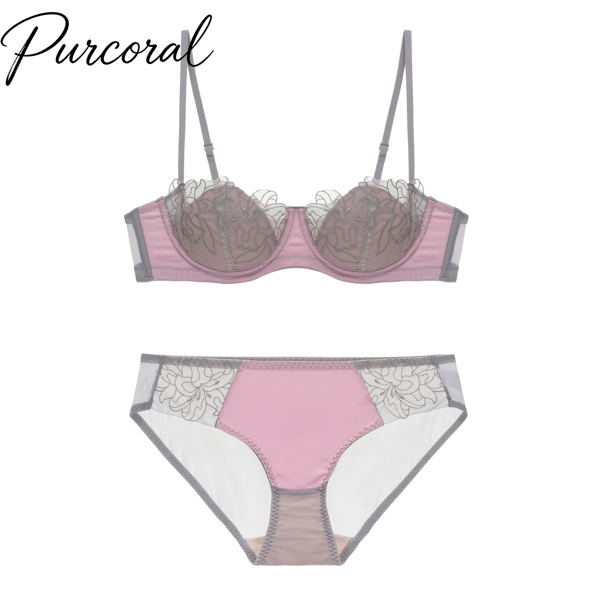 Demi Bra Balconette - Комплект нижнего белья Purcoral 2026: Новое