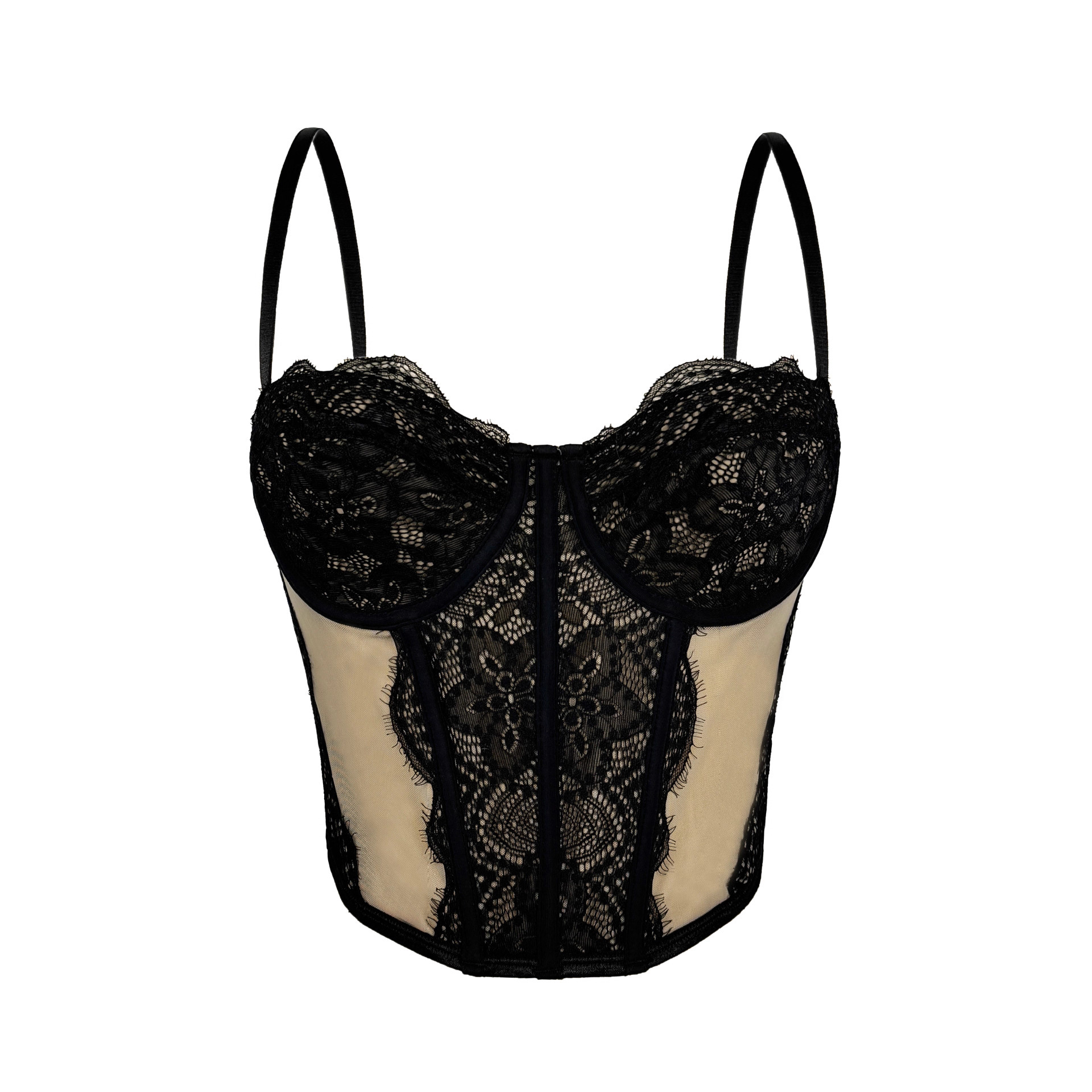 Sheer Mesh Bra - Сексуальные кружевные бюстгальтеры без подкладок, бюстгальтер-бюстье,
