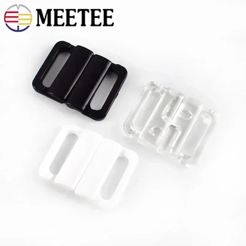 Nursing Bra Clip - 20/50/100 комплектов, 10/15/20/25 мм, пластиковая пряжка
