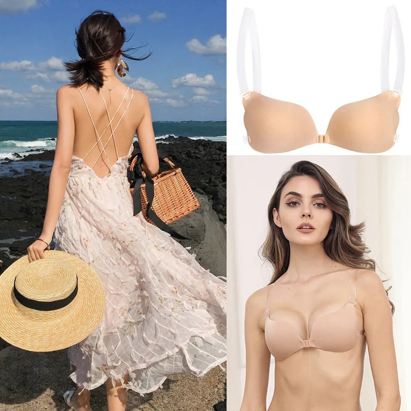 Backless Bra Sticky - Женское нижнее белье невидимая накладка на