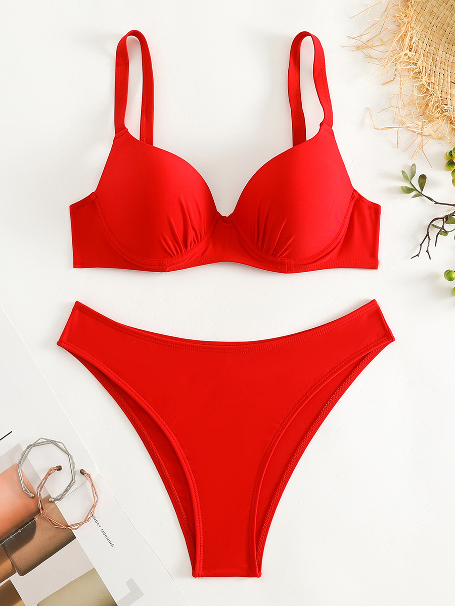 Underwire Bra Padded - Бюстгальтер на косточках, бразильское бикини, женский