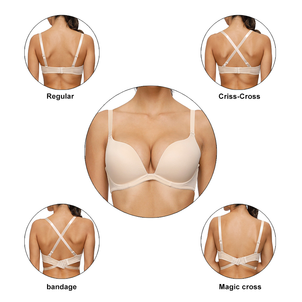 Convertible Bra Multiway - Женский мягкий бюстгальтер с чашками пуш-ап
