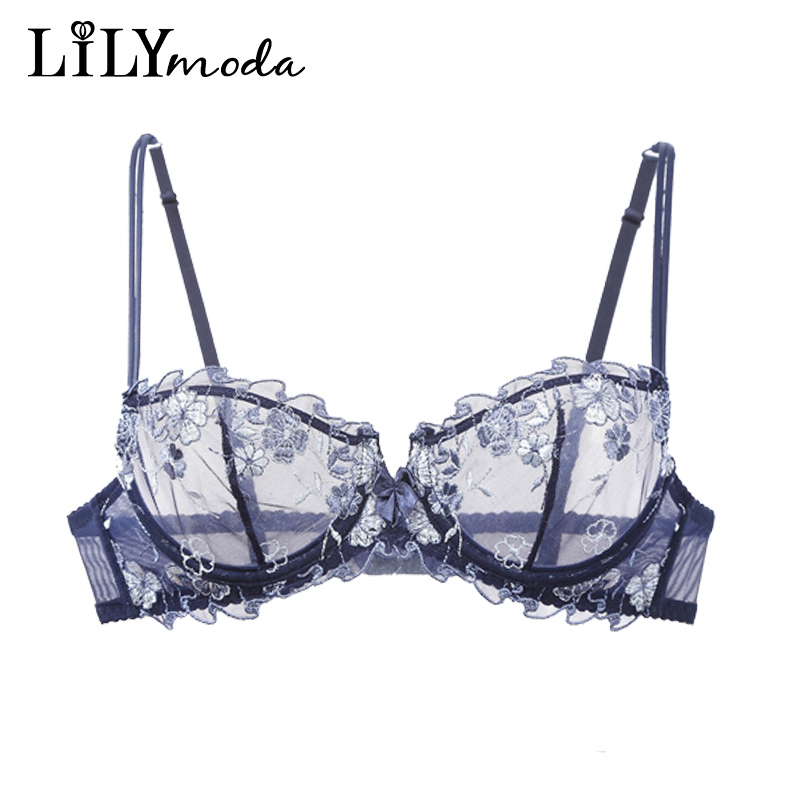 Demi Bra Balconette - Женский ультратонкий бюстгальтер Lilymoda, прозрачный бюстгальтер
