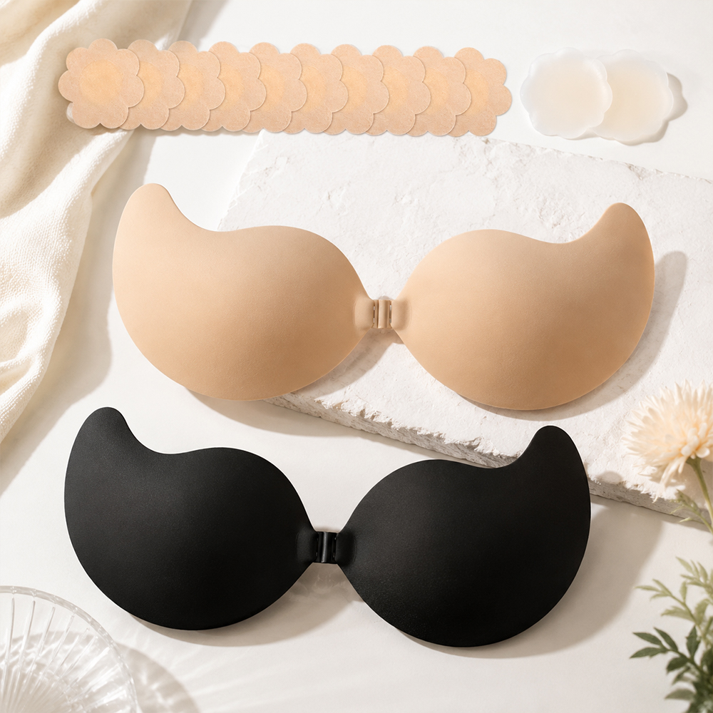 Backless Bra Sticky - Женские невидимые бюстгальтеры с эффектом пуш-ап,