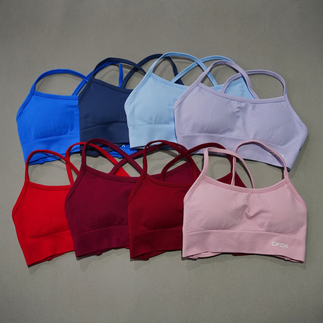 Minimizer Bra Women - Бесшовный спортивный бюстгальтер DFDK с ребристой