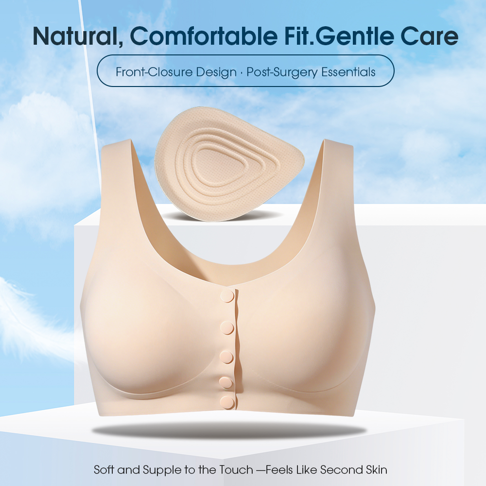 Бесшовный бюстгальтер LERVANLA – обзор и цена Mastectomy Bra Pocket