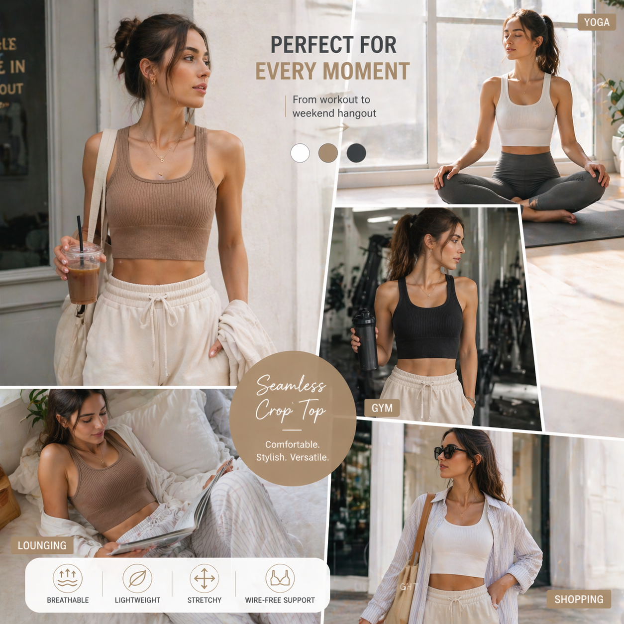 Женский бесшовный укороченный  – обзор и цена T Shirt Bra Seamless