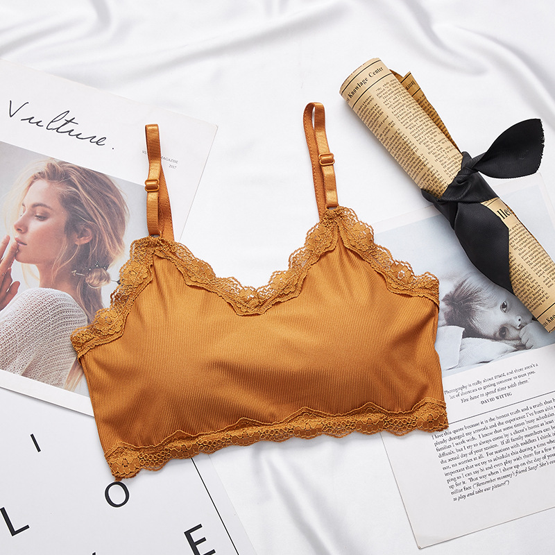 Топ без косточек с кружевной о – обзор и цена Lace Bralette Set