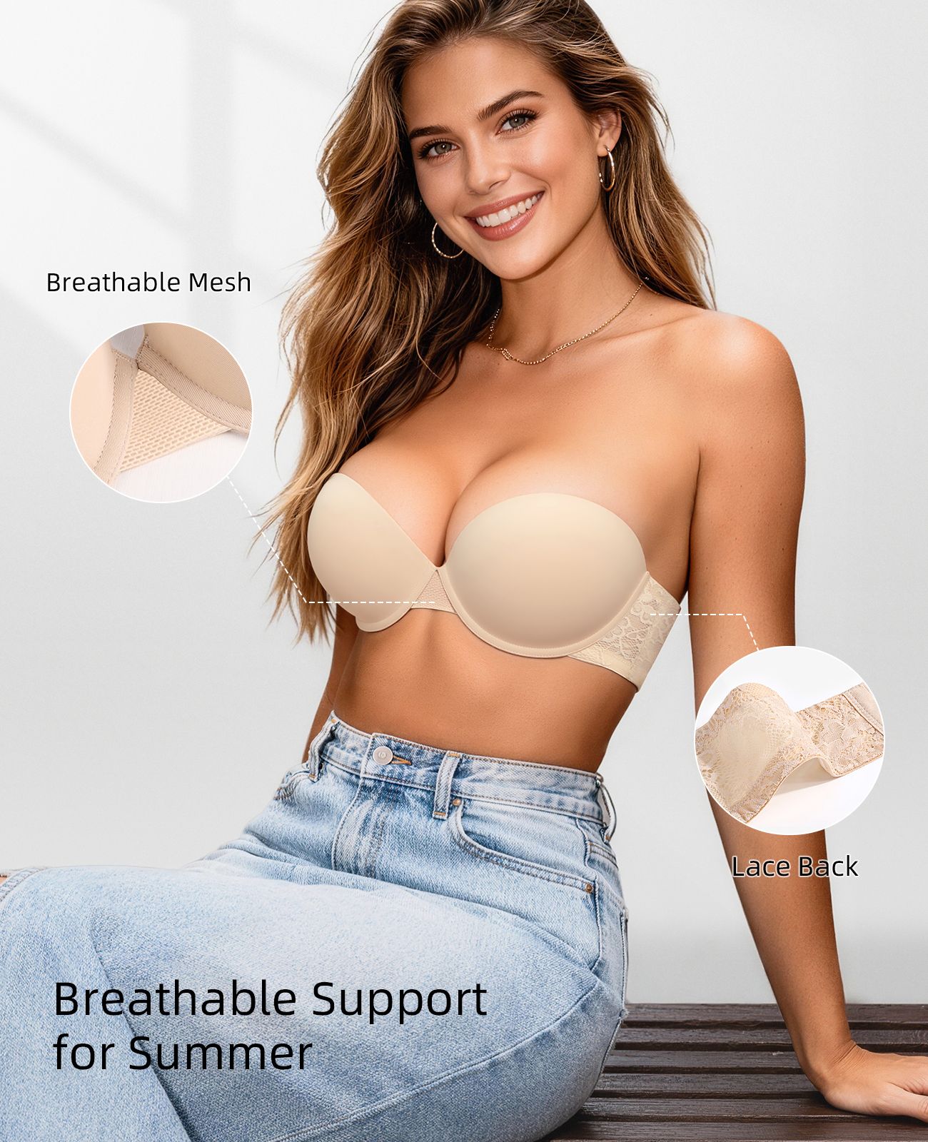 Новый бюстгальтер пуш-ап для ж – обзор и цена Convertible Bra Multiway