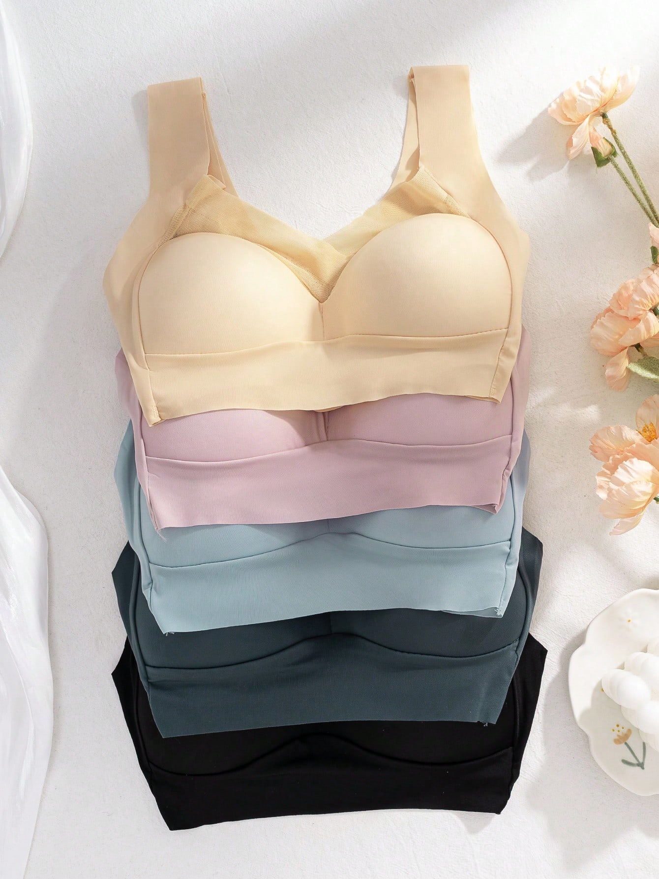 Комплект из 5 бесшовных бюстга – обзор и цена Sleep Bra Bralette