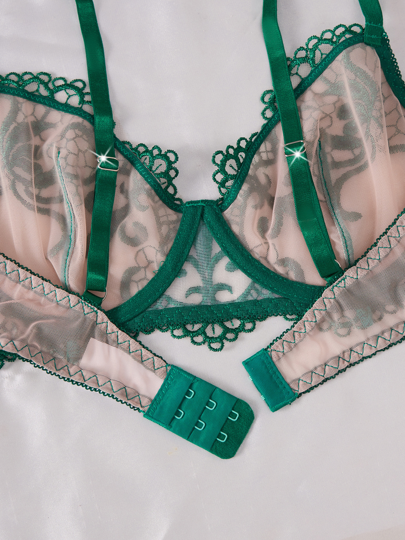 Комплект нижнего белья с двойн – обзор и цена Sheer Mesh Bra