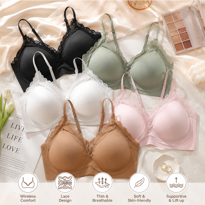 Бесшовный бюстгальтер-бралетт  – обзор и цена Sleep Bra Bralette