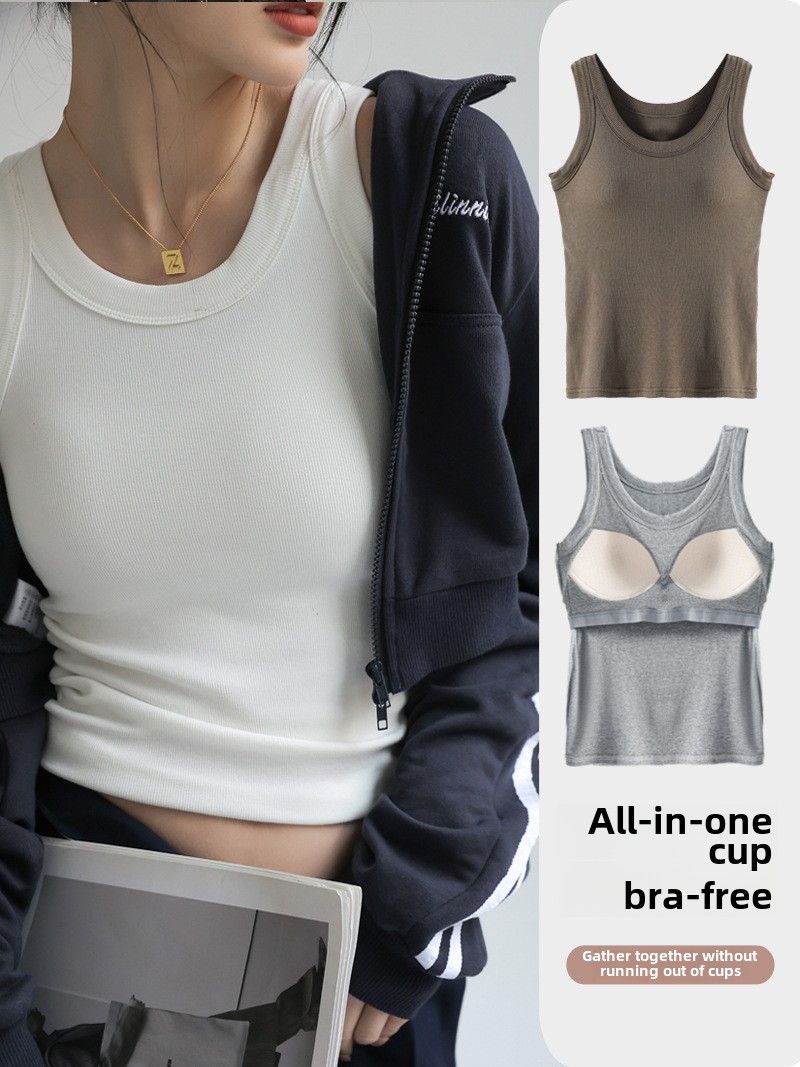 Женская бесшовная майка в рубч – обзор и цена T Shirt Bra Seamless