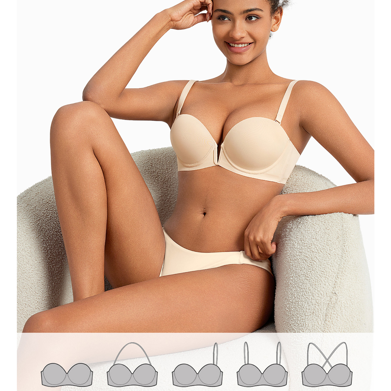 Новый бюстгальтер пуш-ап на ко – обзор и цена Convertible Bra Multiway