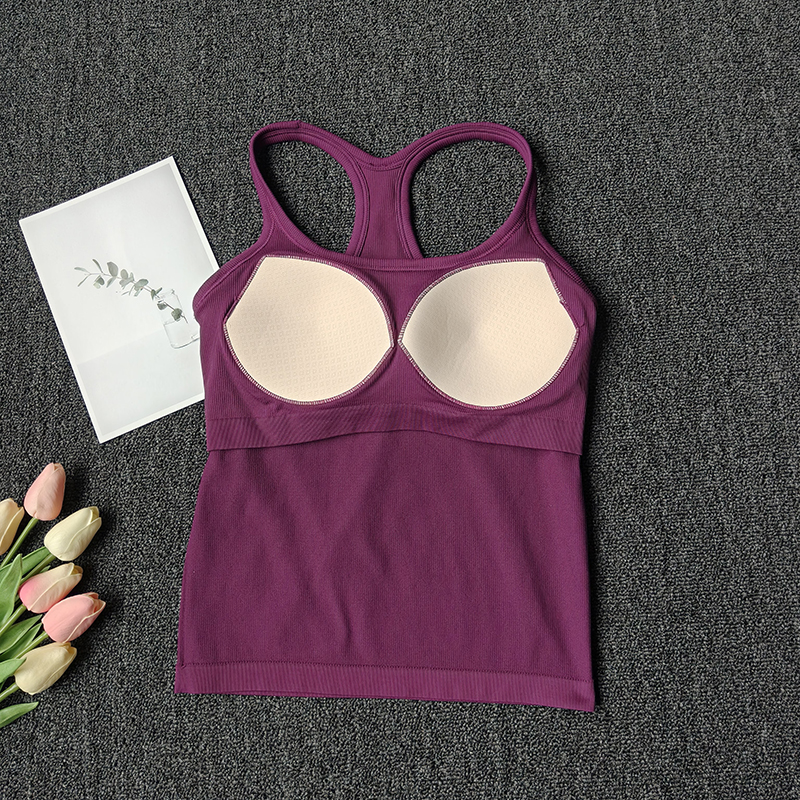 Летний женский камзол для йоги – обзор и цена T Shirt Bra Seamless