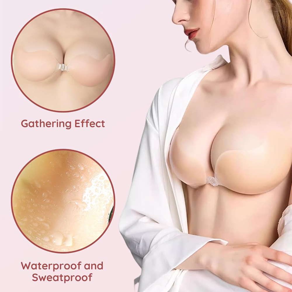 Набор невидимых самоклеящихся  – обзор и цена Backless Bra Sticky