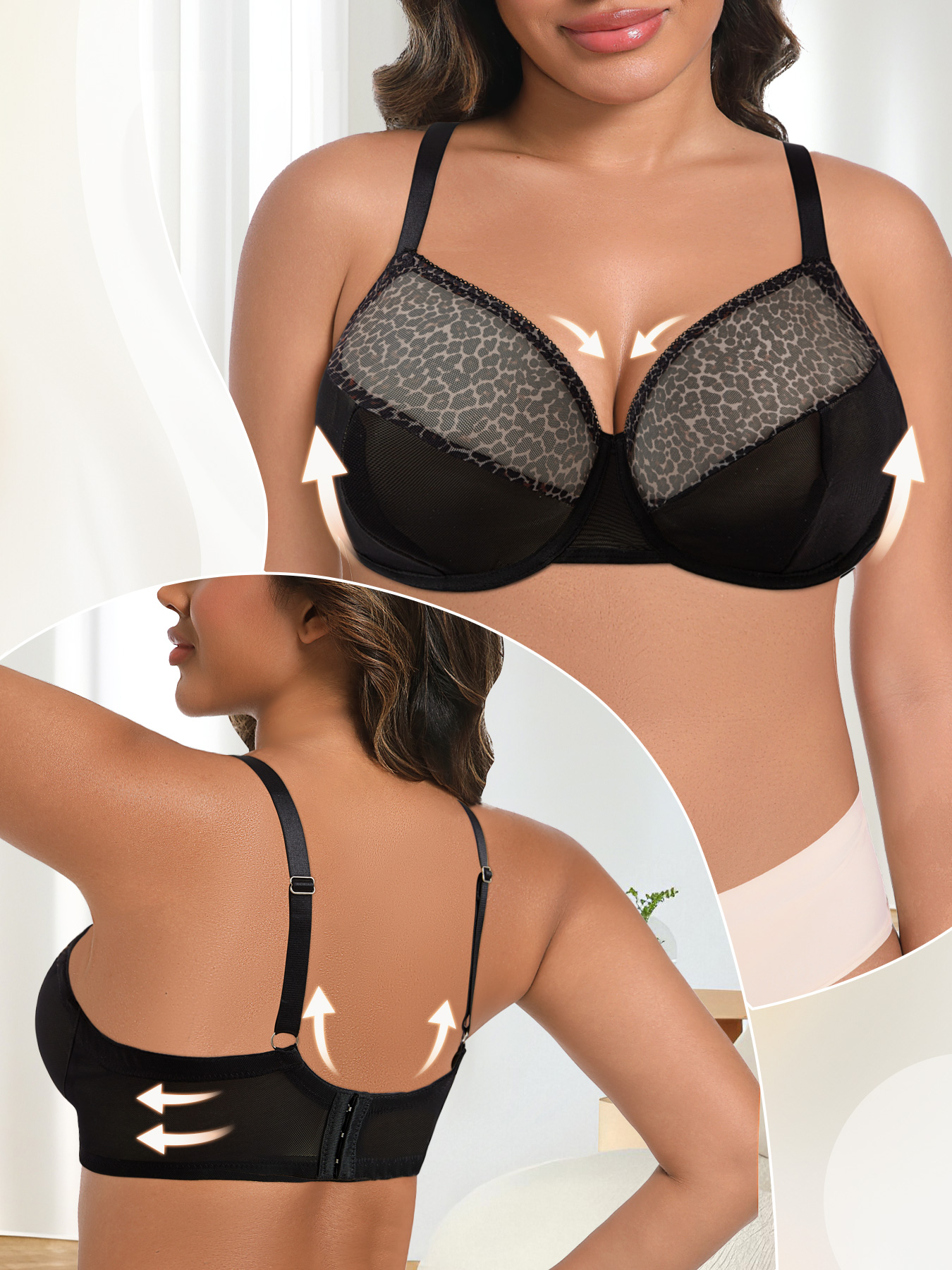 Бюстгальтер с леопардовым прин – обзор и цена Sheer Bra Lace