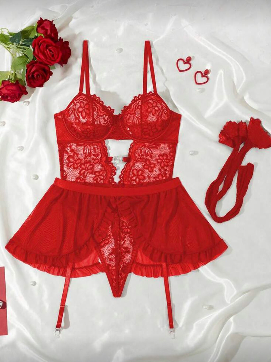 Эротические женские комплекты  – обзор и цена Lace Bralette Set